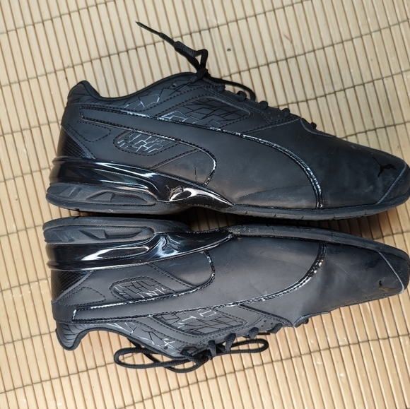 Puma Mens Tazon 6 Fracture FM 191175-01 Black Running Shoes Sneakers Size 10.5. - Picture 6 of 9